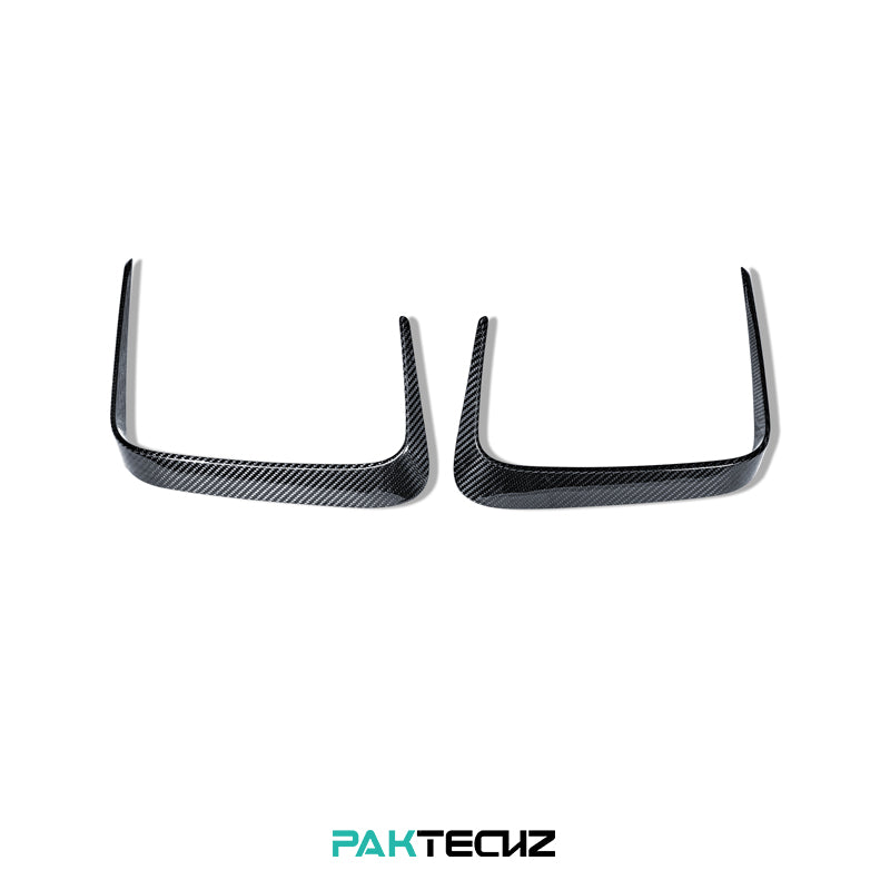 Paktechz Dry Carbon Rear Bumper Canards for 2018+ BMW M8 F91/F92/F93