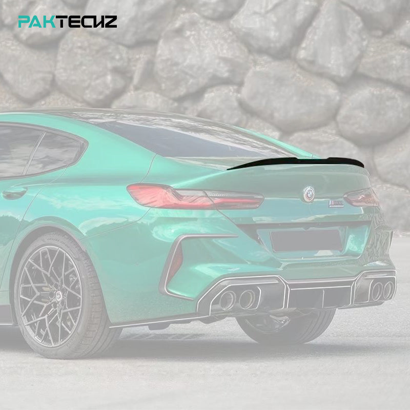 Paktechz Dry Carbon Rear Lip Spoiler for 2018+ BMW M8 F91/F92/F93