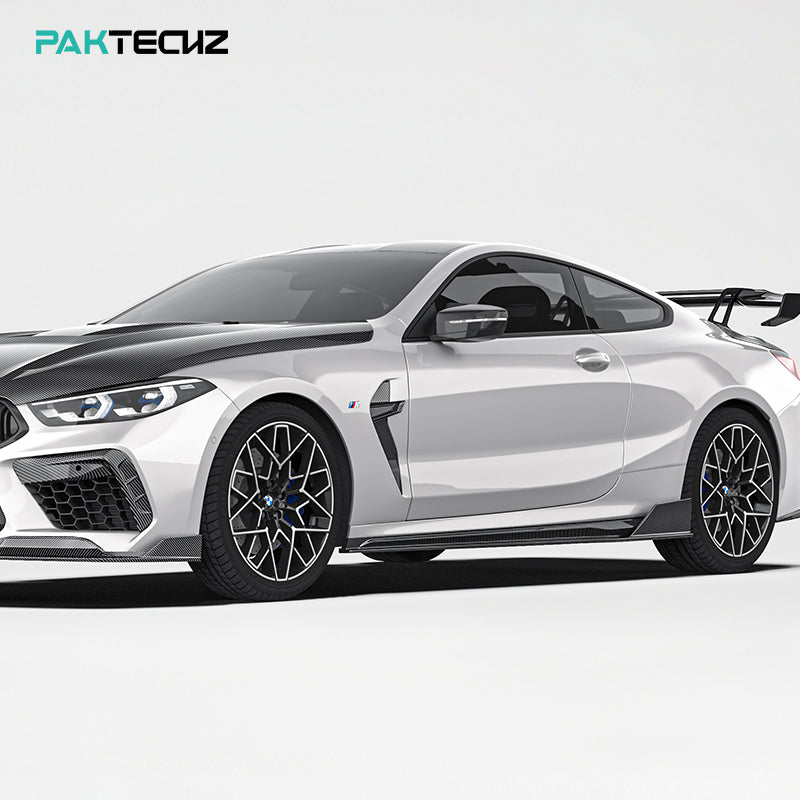 Paktechz Dry Carbon Side Skirts for 2018+ BMW M8 F91/F92/F93