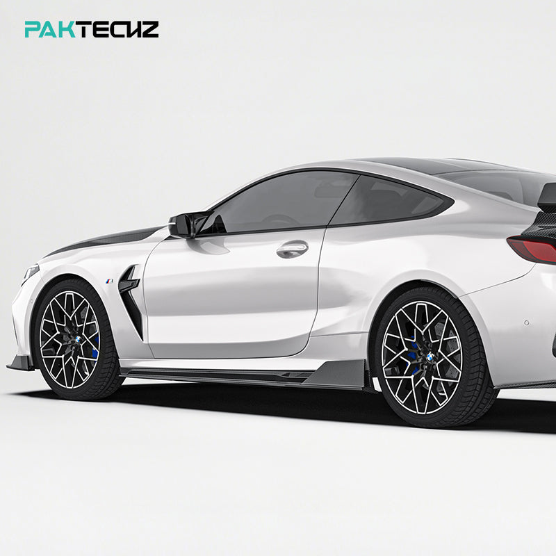 Paktechz Dry Carbon Side Skirts for 2018+ BMW M8 F91/F92/F93