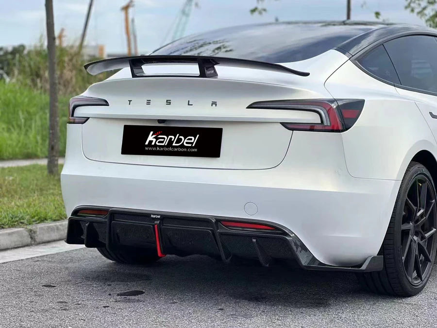 Karbel Tesla Model 3 Highland V1 GT Carbon Fiber Rear Wing (2024–Present)