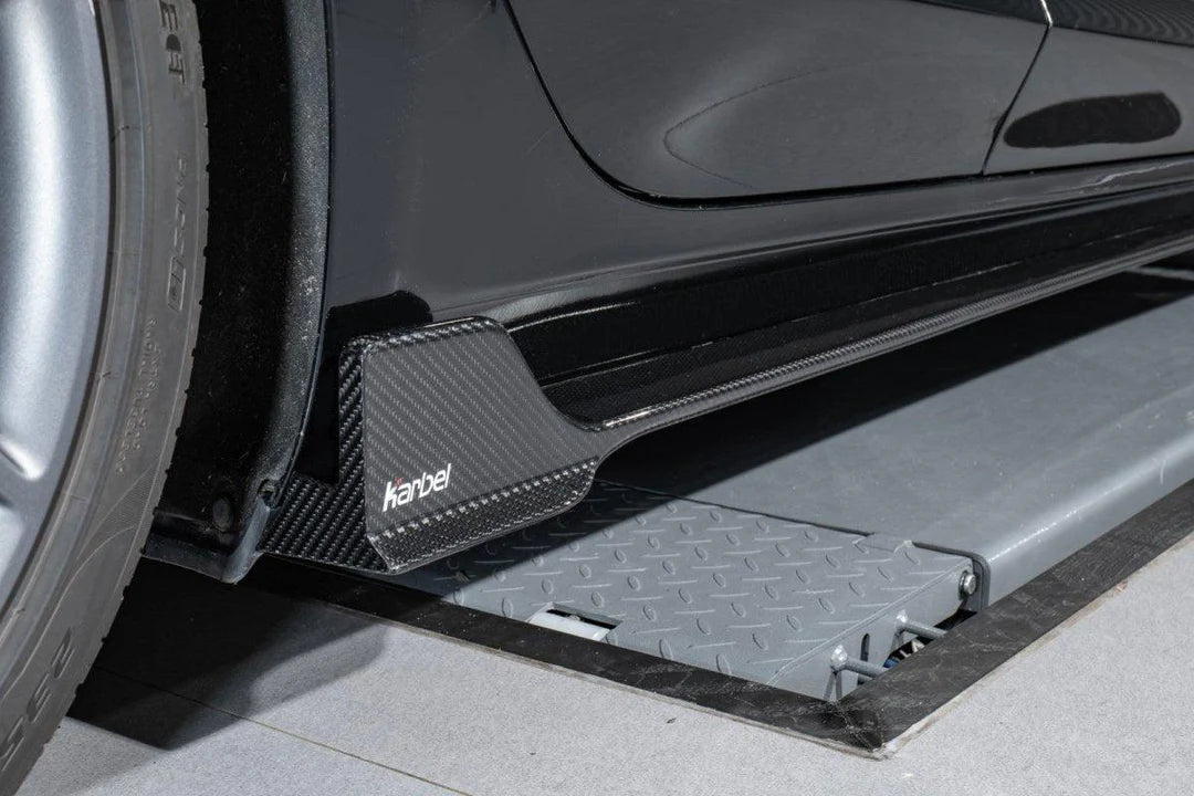Karbel Tesla Model 3 Performance Dry Carbon Side Skirts (2017–2023)