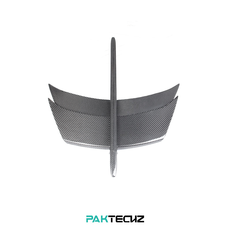 Paktechz Dry Carbon Hood Vent Trim for Ferrari F8 (2019–Present)