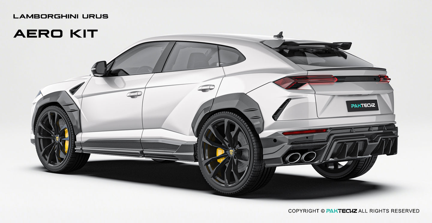 Paktechz Dry Carbon Rear Bumper for Lamborghini Urus (2023–Present)