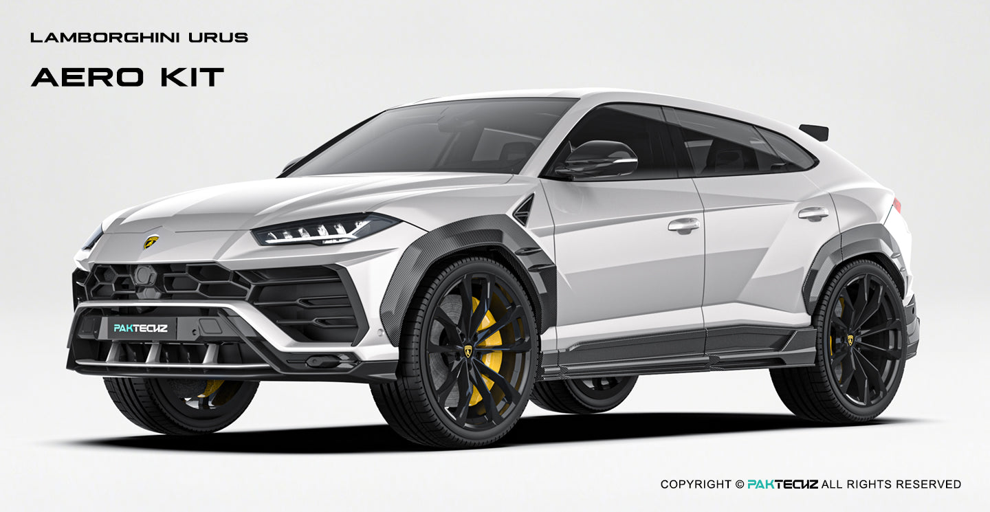 Paktechz Dry Carbon Wheel Arches for Lamborghini Urus (2023–Present)