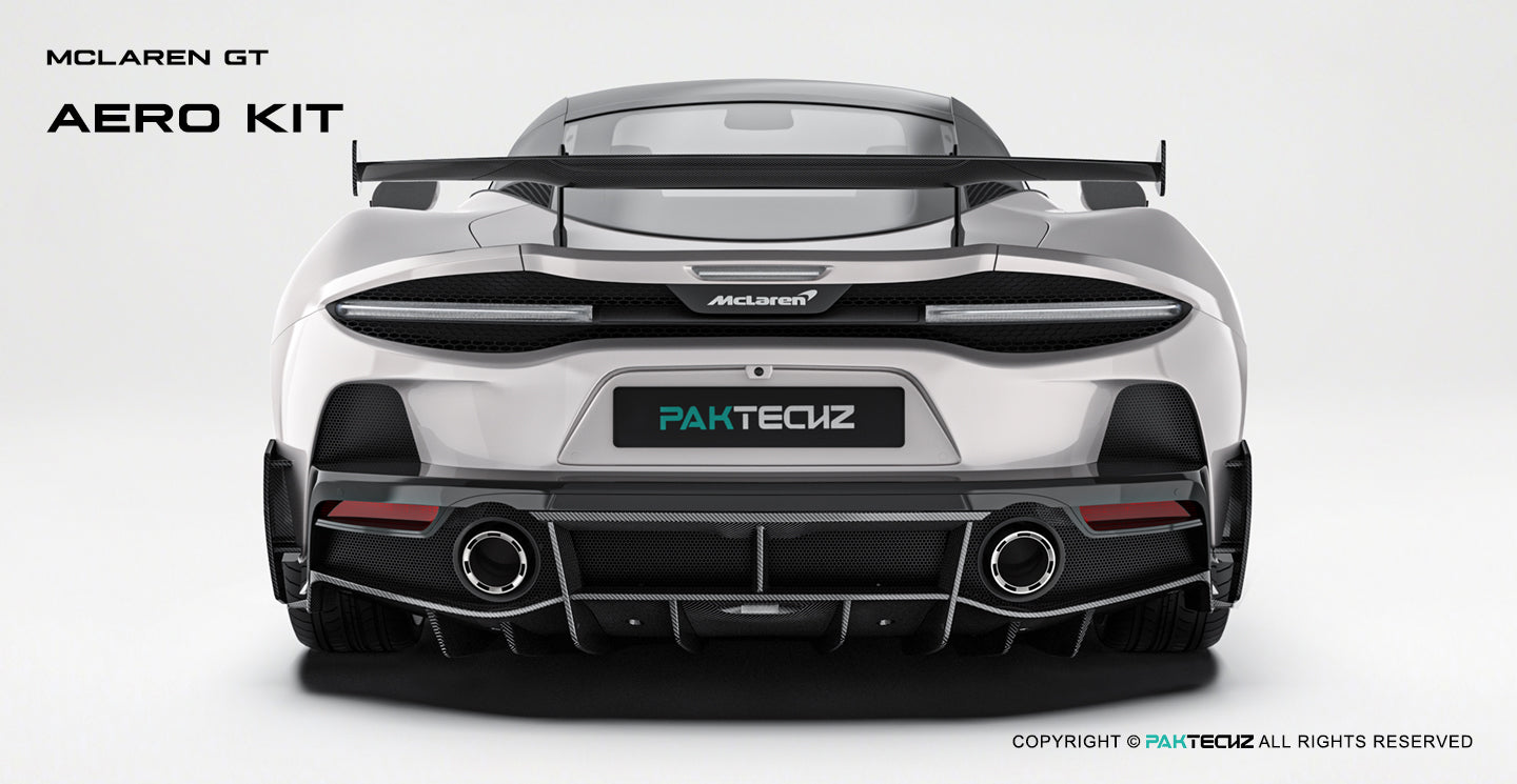 Paktechz Dry Carbon Rear Diffuser for McLaren GT (2019–Present)