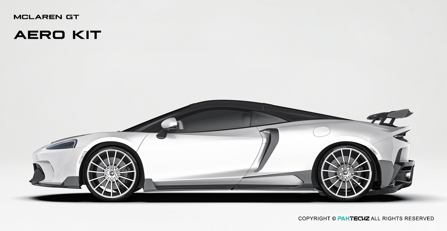 Paktechz Dry Carbon Side Air Intakes for McLaren GT (2019–Present)