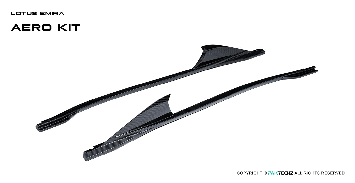 Paktechz Paktechz Dry Carbon Side Skirts for Lotus Emira (2022–Present)