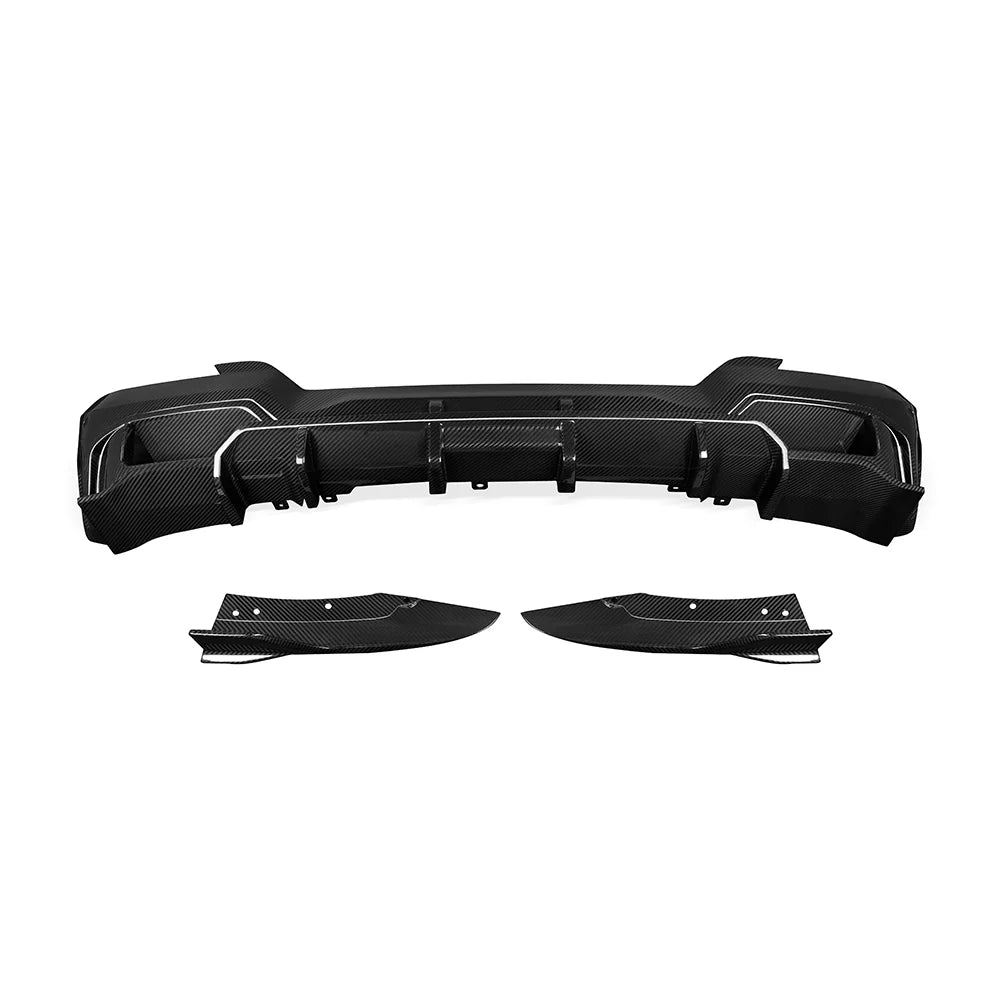 Sooqoo Carbon Sooqoo Dry Carbon Rear Diffuser for BMW iX3 G08 (2020–Present)