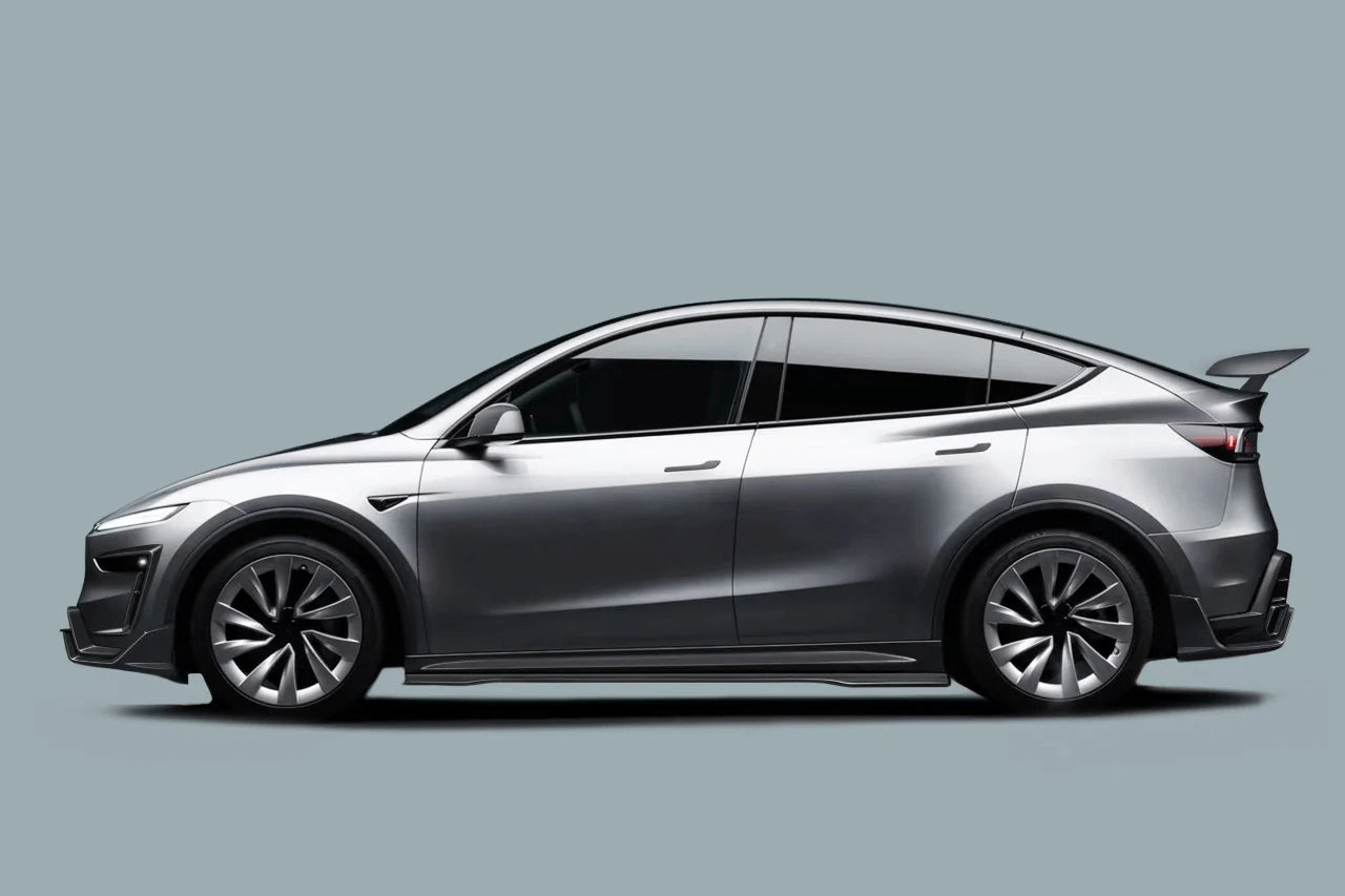 DarwinPro Aerodynamics DarwinPro Tesla Model Y Juniper OX Style Autoclave Carbon Fiber Side Skirts (2025–Present)