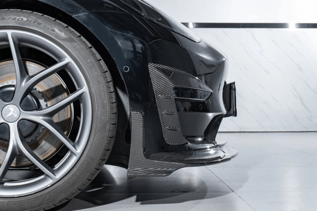 Karbel Carbon Karbel Tesla Model 3 Performance Dry Carbon Front Lip Splitter (2017–2023)