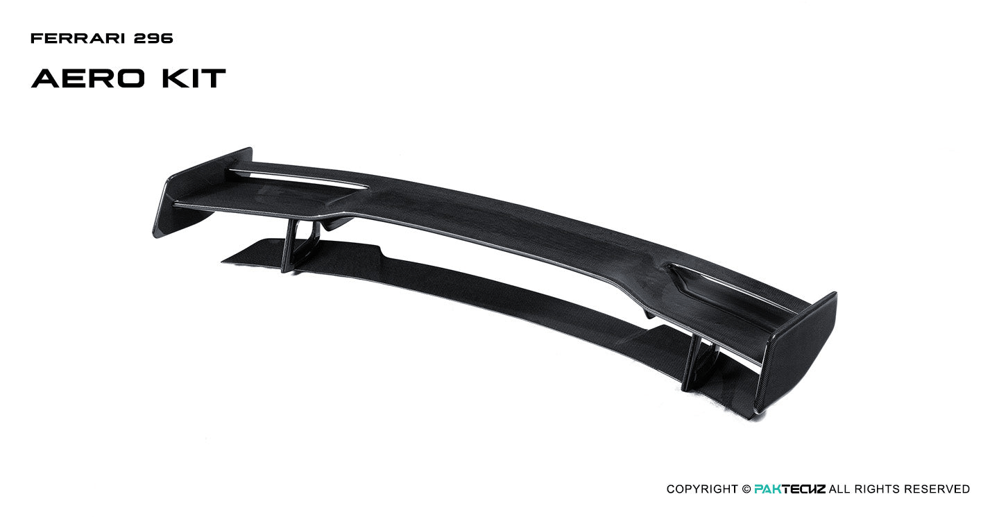 Paktechz Paktechz Dry Carbon Rear Wing for Ferrari 296 (2021–Present)