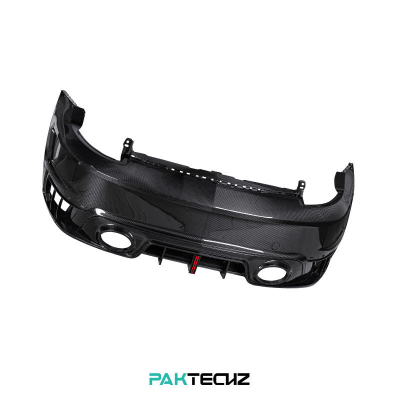Paktechz Paktechz Dry Carbon Rear Bumper + Diffuser for Porsche 992 Turbo S (2020–Present)