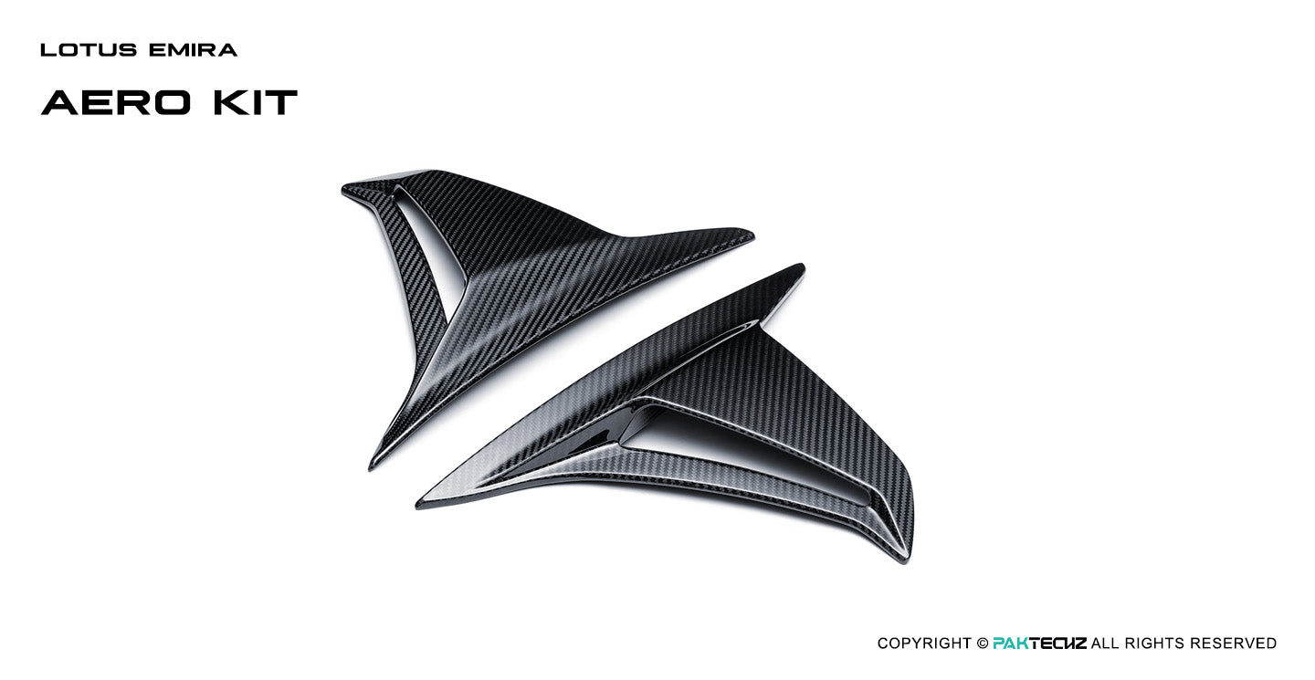 Paktechz Paktechz Dry Carbon Front Canards for Lotus Emira (2022–Present)
