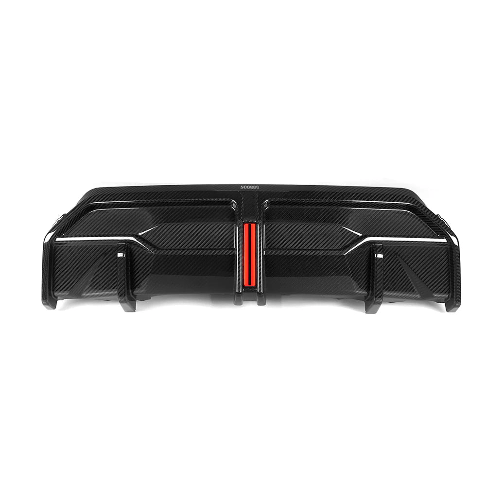 Sooqoo Carbon Sooqoo Dry Carbon Rear Diffuser with Light for BMW 2 Series G42 (2022–Present)