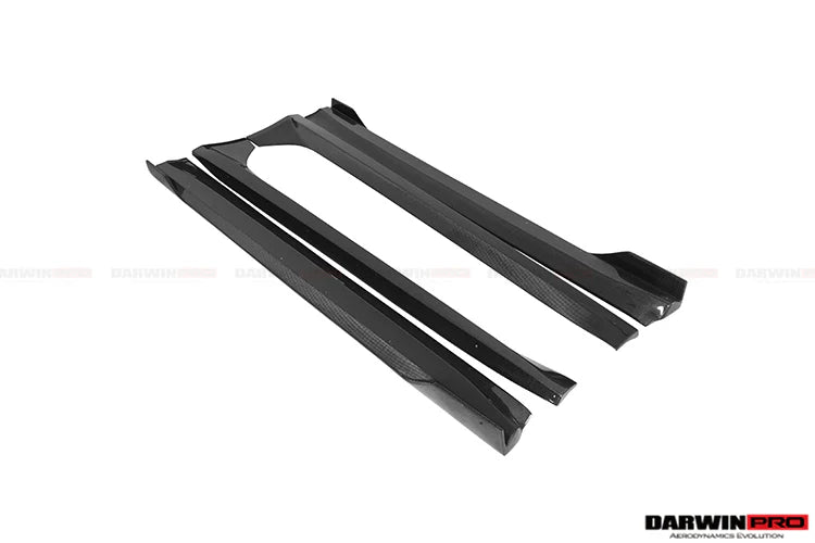 DarwinPro Aerodynamics DarwinPro Tesla Model 3 IMP Performance Carbon Fiber Side Skirts with Under Board (2017–2026)