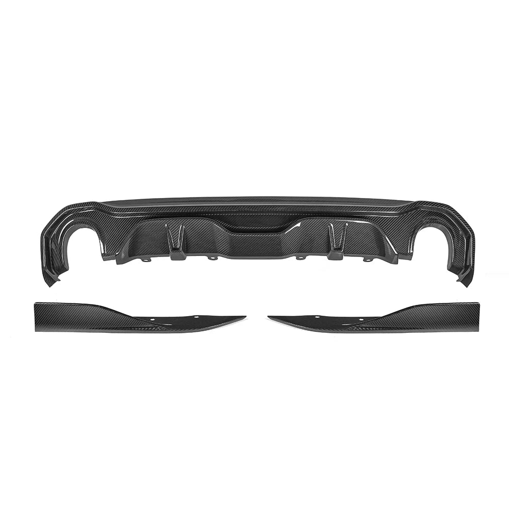 Sooqoo Carbon Sooqoo Dry Carbon Rear Diffuser Single Tip for BMW 4 Series G26 (2021–Present)