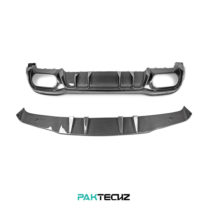 Paktechz Paktechz Dry Carbon Rear Diffuser Ver.1 for Mercedes-Benz A-Class W177 (2019–Present)