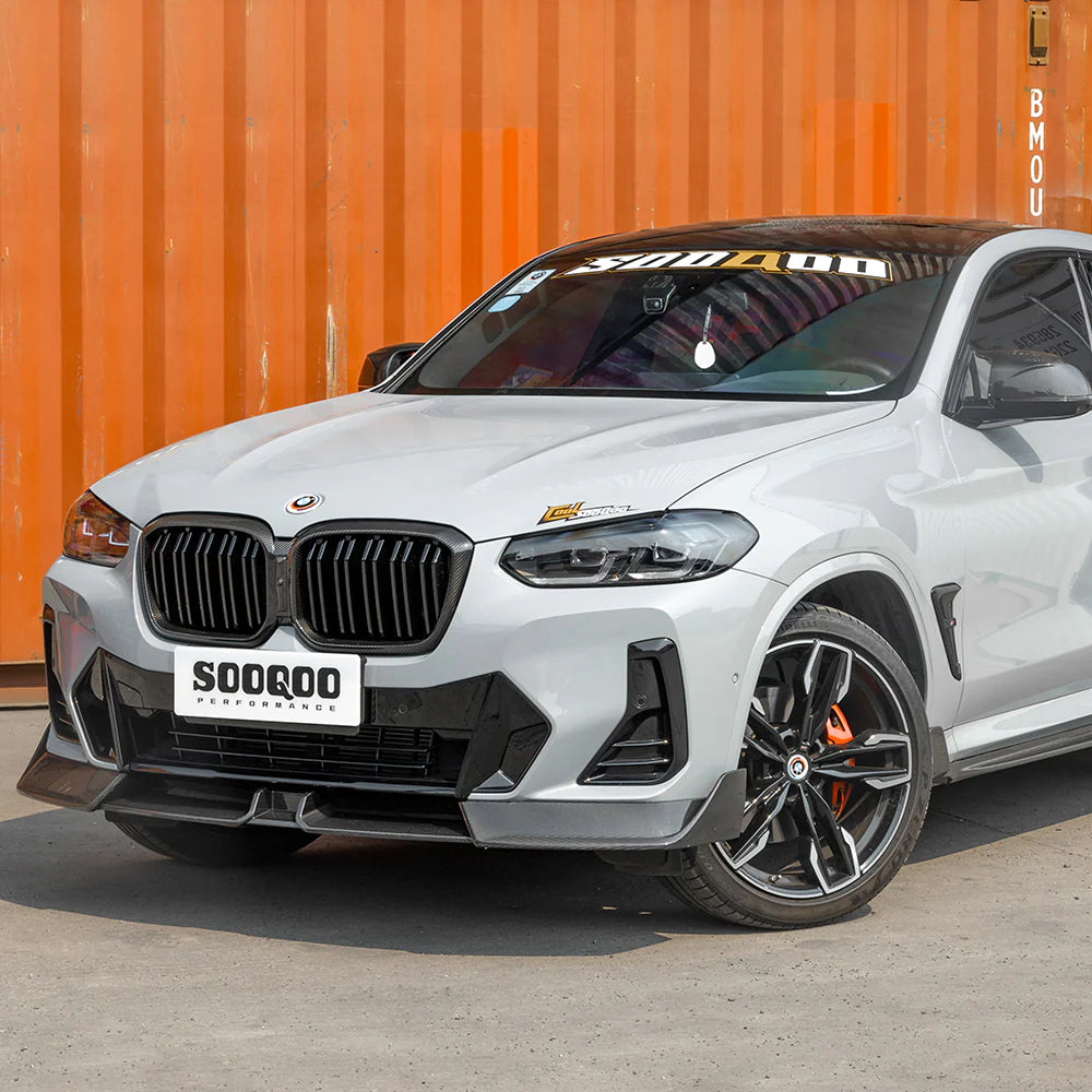 Sooqoo Carbon Sooqoo Dry Carbon V2 Front Lip for BMW X3 G01 (2018–Present)