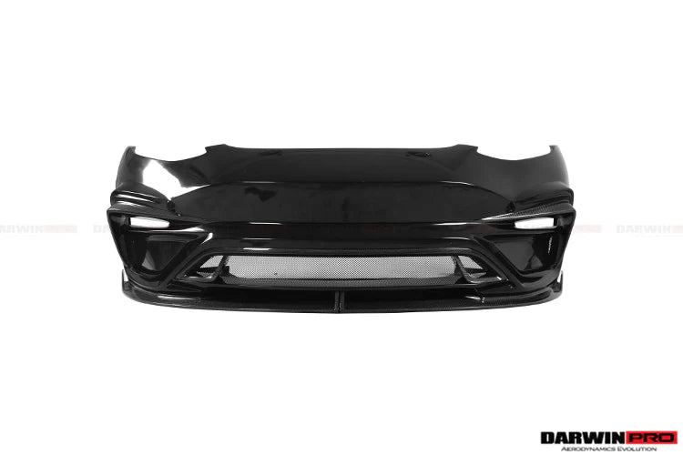 DarwinPro Aerodynamics DarwinPro Tesla Model 3 IMP Performance Partial Carbon Fiber Front Bumper (2017–2023)