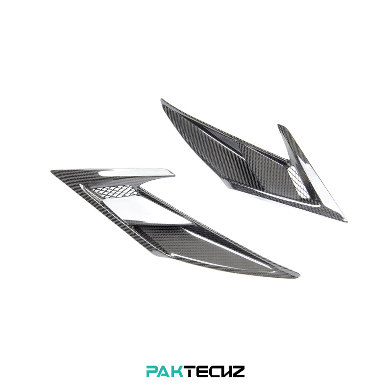 Paktechz Paktechz Dry Carbon Front Vent Trims for Ferrari F8 (2019–Present)