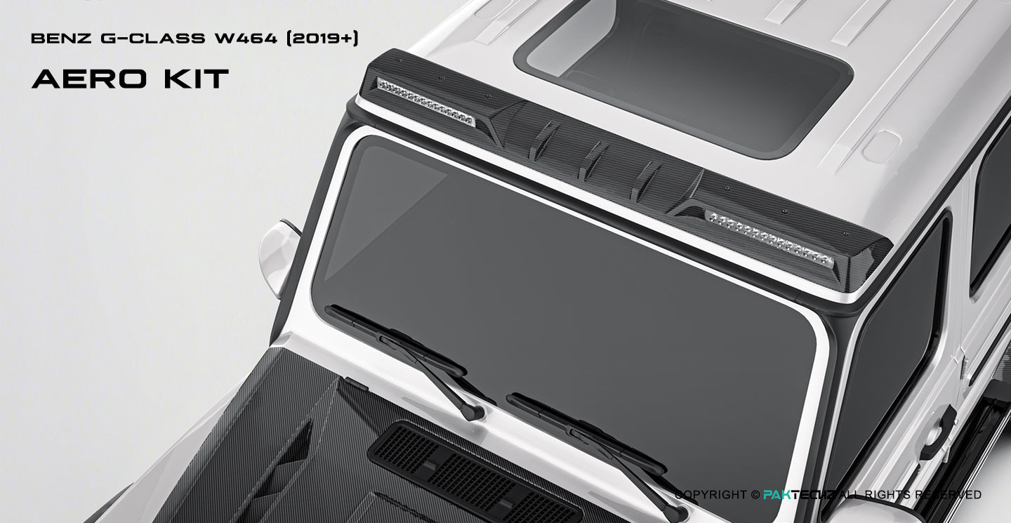 Paktechz Paktechz Dry Carbon Roof Spoiler Light for Mercedes-Benz G-Class W464 (2019–Present)