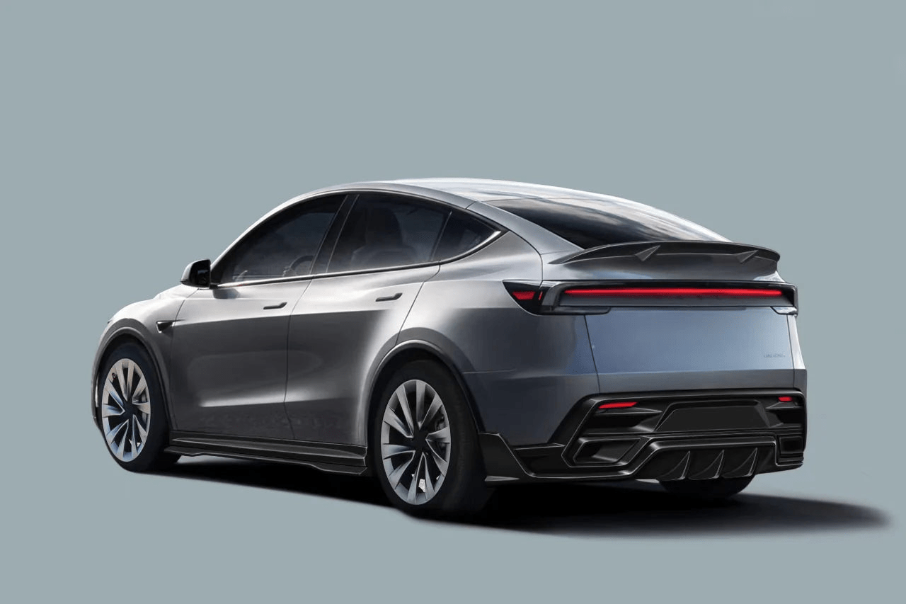DarwinPro Aerodynamics DarwinPro Tesla Model Y Juniper OX VER1 Autoclave Carbon Fiber Rear Spoiler (2025–Present)