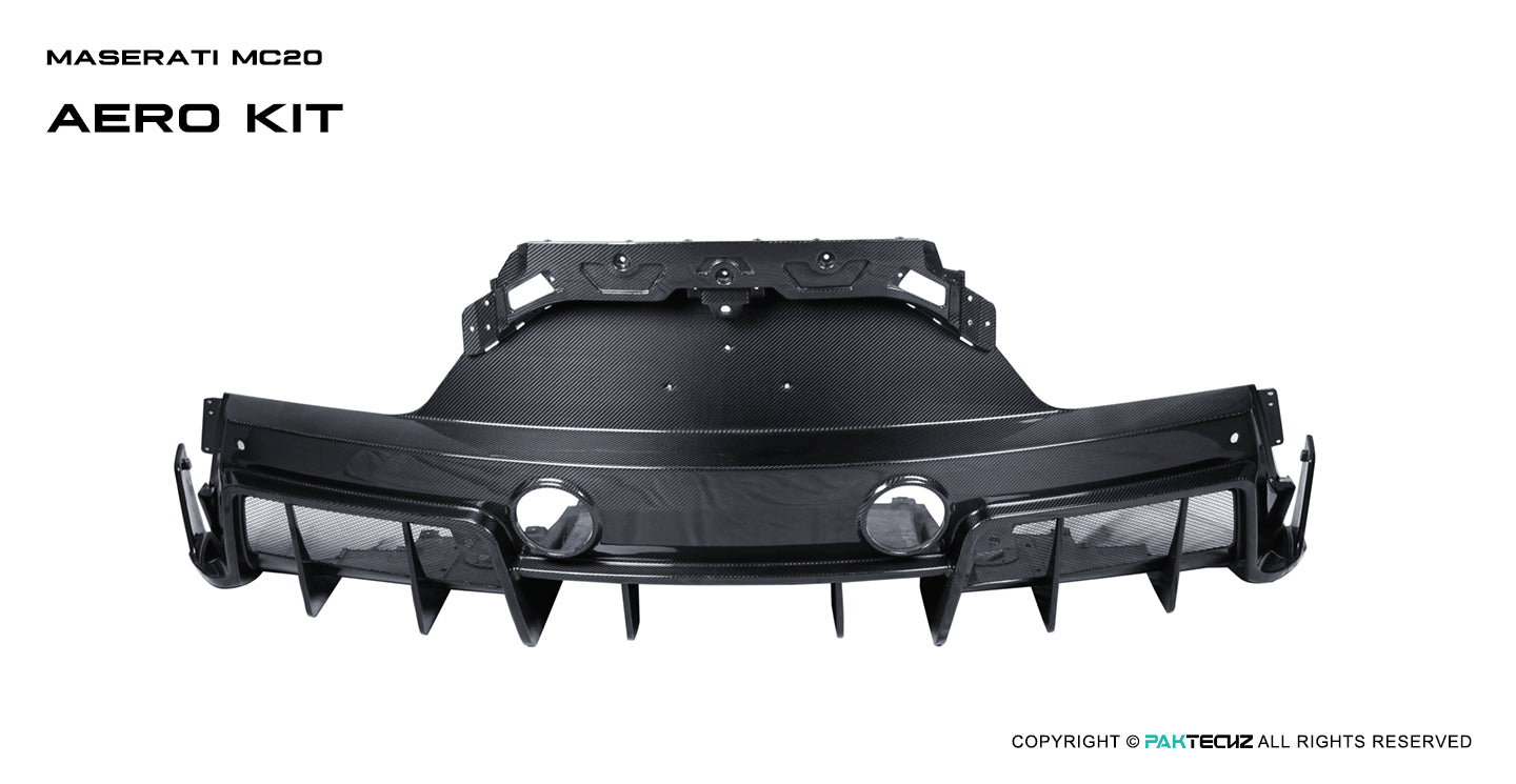 Paktechz Paktechz Dry Carbon Rear Diffuser for Maserati MC20 (2021–Present)