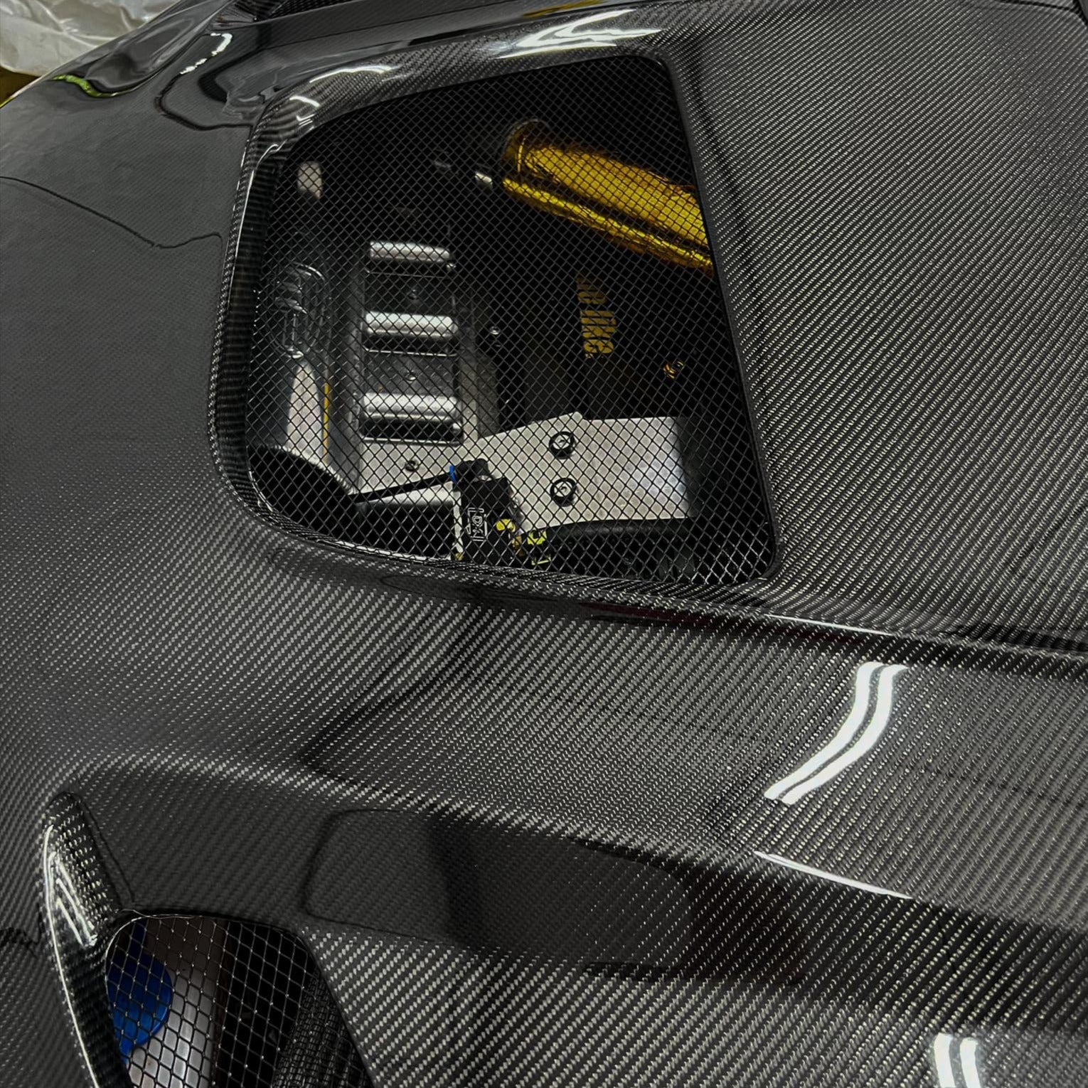 MS6R SRT-Style Vented Carbon Fiber Hood for 2006-2007 Mazdaspeed 6