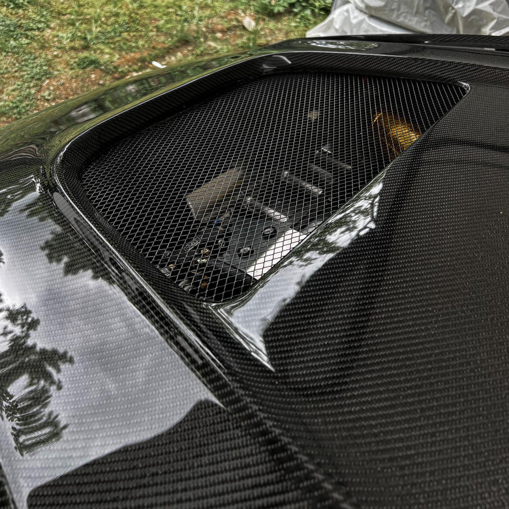 MS6R SRT-Style Vented Carbon Fiber Hood for 2006-2007 Mazdaspeed 6