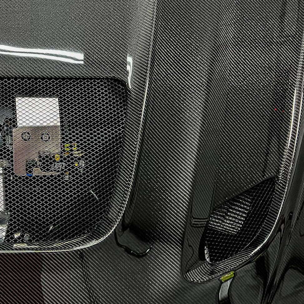 MS6R SRT-Style Vented Carbon Fiber Hood for 2006-2007 Mazdaspeed 6