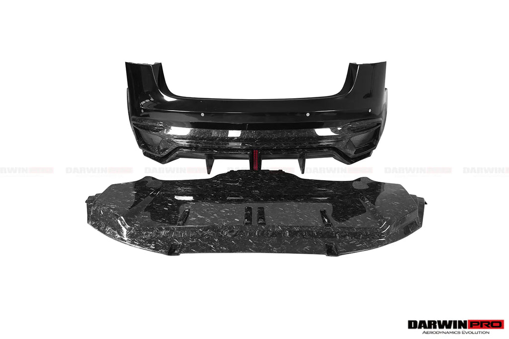 DarwinPro Tesla Model 3 IMPII Style Partial Carbon Fiber Rear Bumper (2021–2026)
