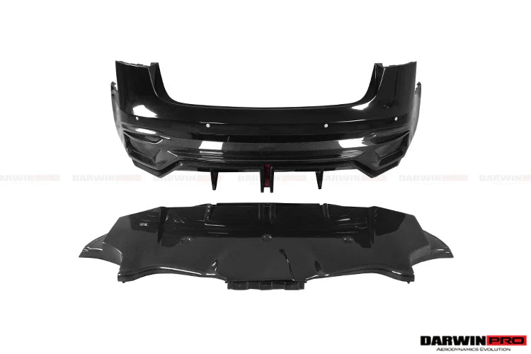 DarwinPro Tesla Model 3 IMPII Style Partial Carbon Fiber Rear Bumper (2021–2026)
