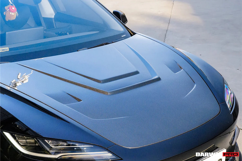 DarwinPro Tesla Model 3 Highland IMP Style Carbon Fiber Hood (2024–2026)