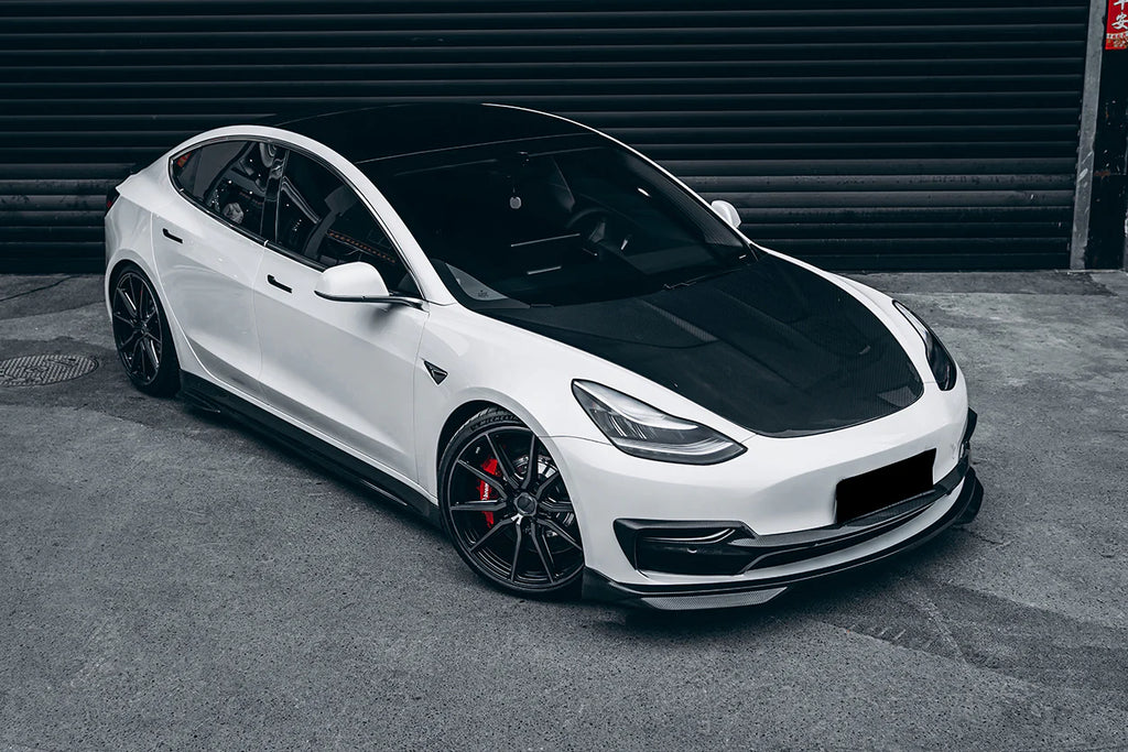 DarwinPro Tesla Model 3 IMP Performance Carbon Fiber Side Skirts (2017–2026)