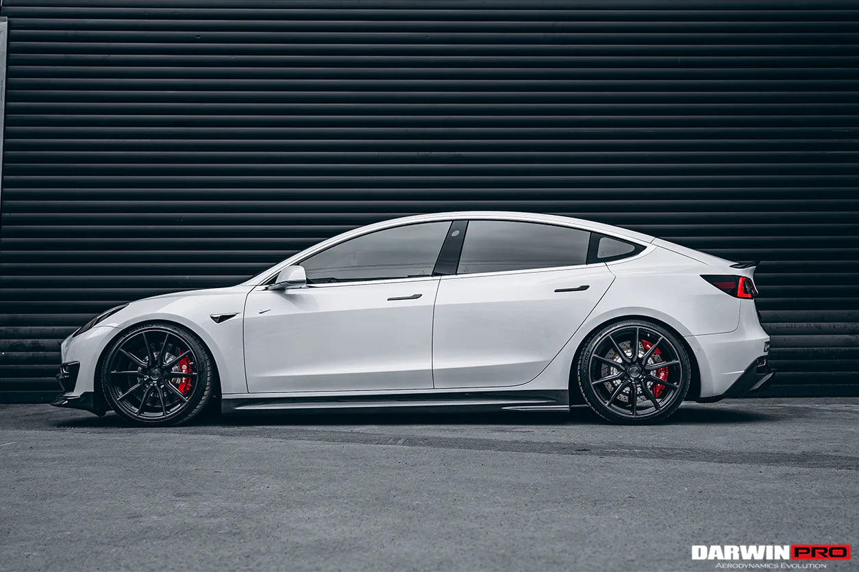 DarwinPro Tesla Model 3 IMP Performance Carbon Fiber Side Skirts (2017–2026)