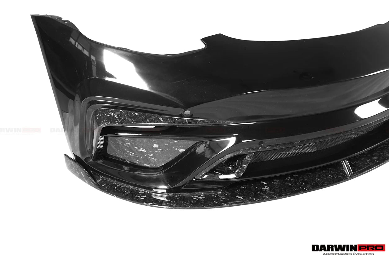 DarwinPro Tesla Model 3 IMP Performance Partial Carbon Fiber Front Bumper (2017–2023)