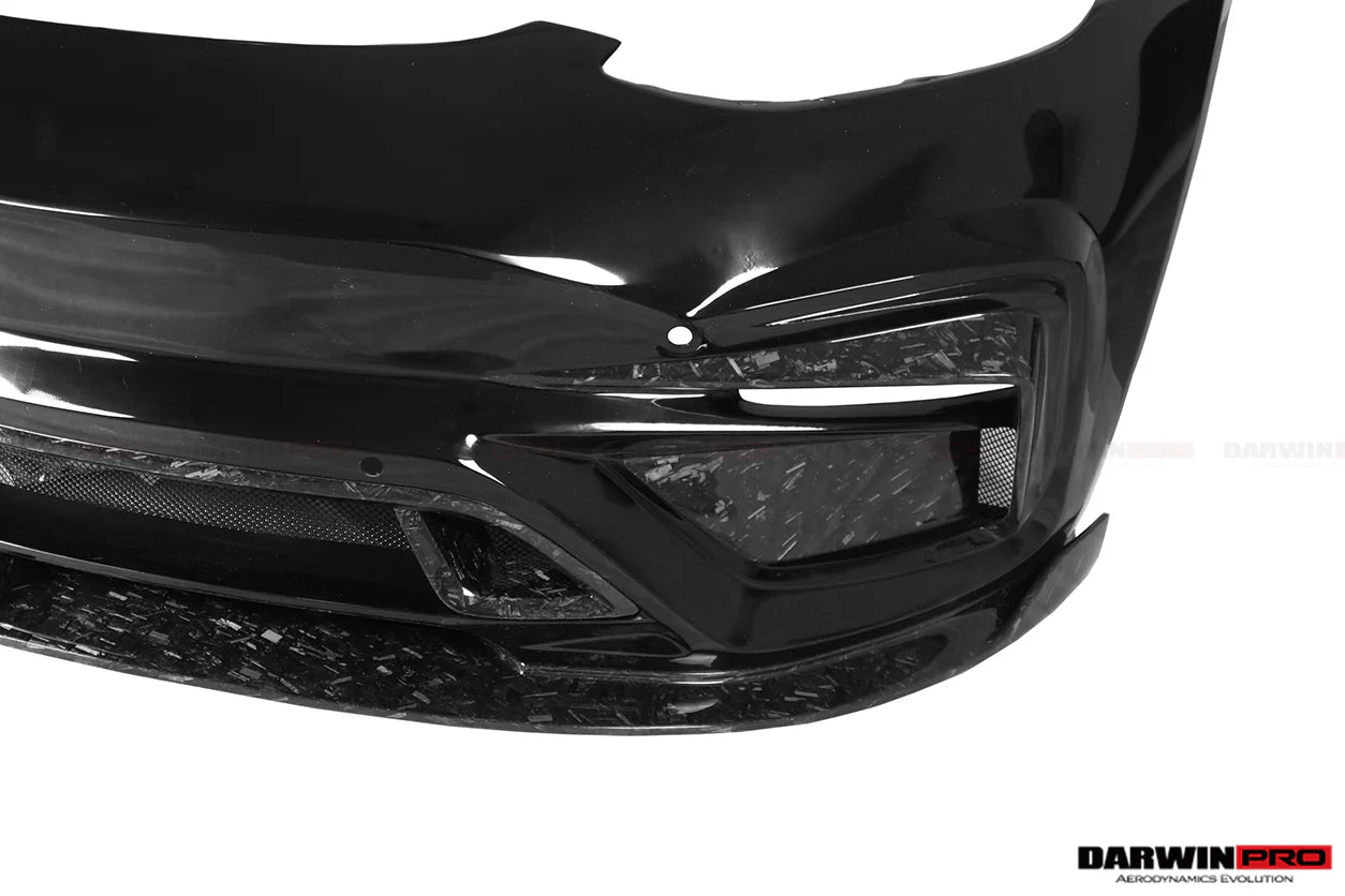 DarwinPro Tesla Model 3 IMP Performance Partial Carbon Fiber Front Bumper (2017–2023)