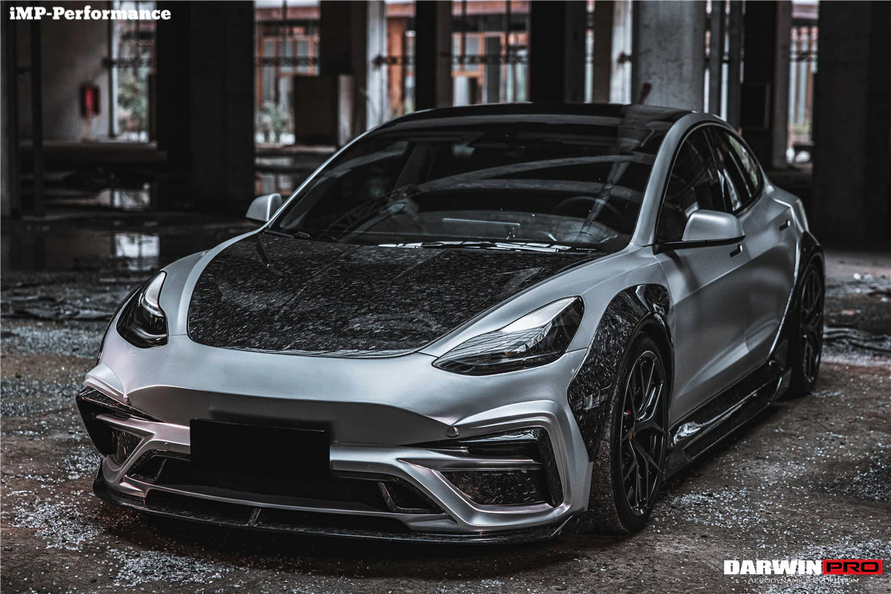 DarwinPro Tesla Model 3 IMP Performance Carbon Fiber Hood (2017–2023)