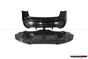 DarwinPro Tesla Model 3 IMP Performance Partial Carbon Fiber Rear Bumper (2017–2023)