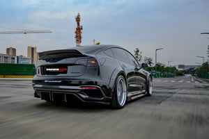 DarwinPro Tesla Model 3 IMP Performance Partial Carbon Fiber Rear Bumper (2017–2023)