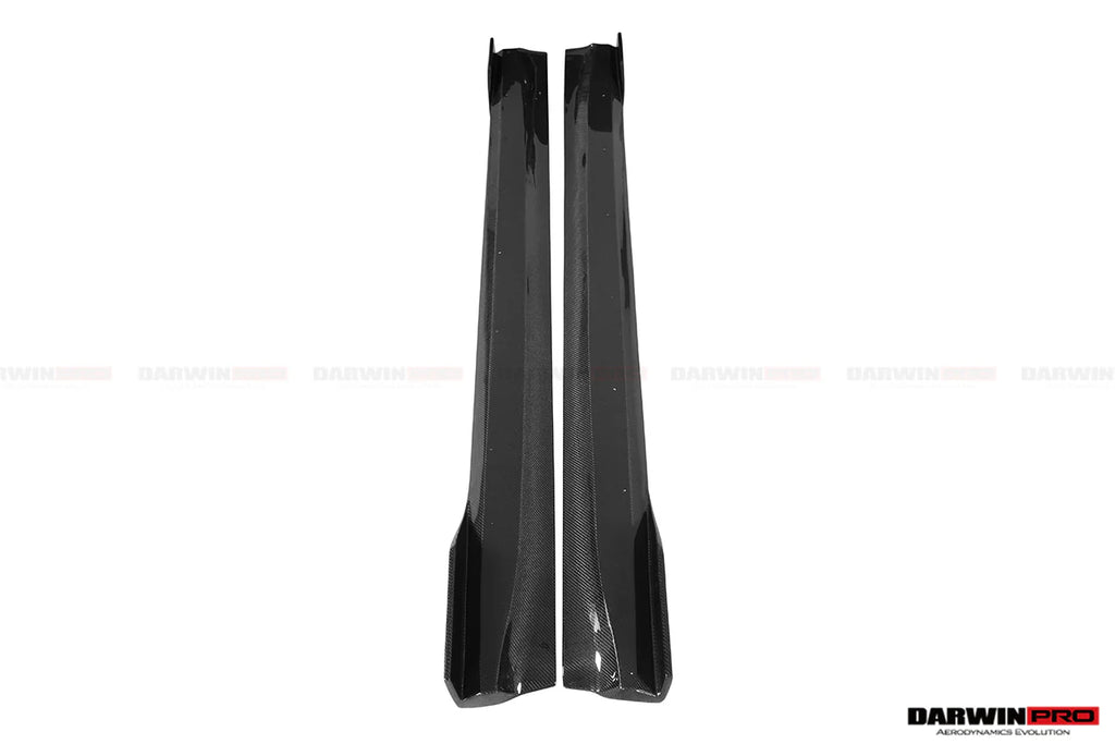 DarwinPro Tesla Model 3 IMP Performance Carbon Fiber Side Skirts with Under Board (2017–2026)