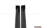 DarwinPro Tesla Model 3 IMP Performance Carbon Fiber Side Skirts with Under Board (2017–2026)
