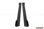 DarwinPro Tesla Model 3 IMP Performance Carbon Fiber Side Skirts with Under Board (2017–2026)