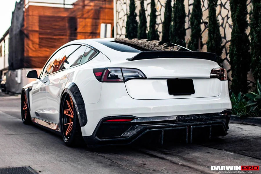 DarwinPro Tesla Model 3 IMP Performance Carbon Fiber Trunk Spoiler Ver2 (2017–2023)