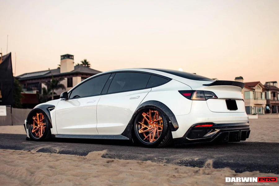 DarwinPro Tesla Model 3 IMP Performance Wide Fender Flares (2017–2023)
