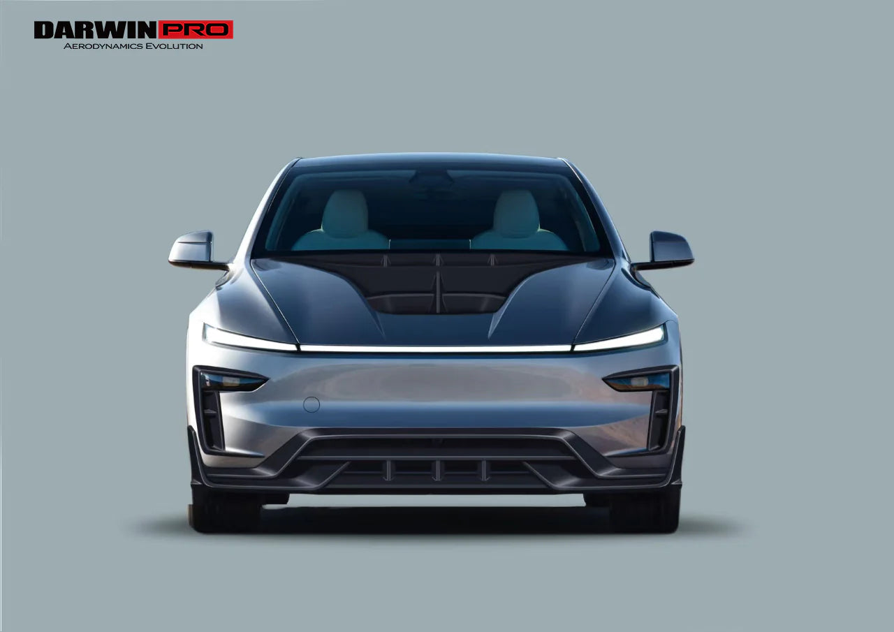 DarwinPro Tesla Model Y Juniper OX Style Autoclave Carbon Fiber Daytime Running Light Cover (2025–Present)