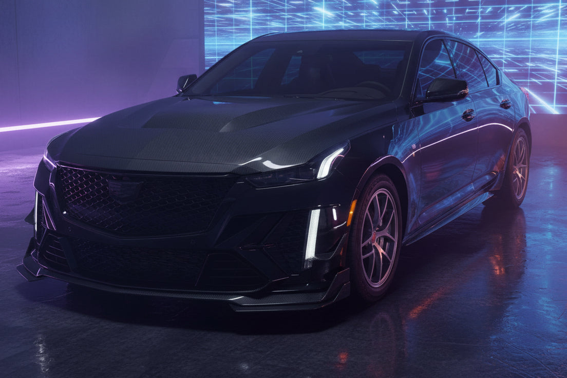 Fortune Cadillac CT5-V Blackwing GTS-Style Dry Carbon Hood (2020–Present)