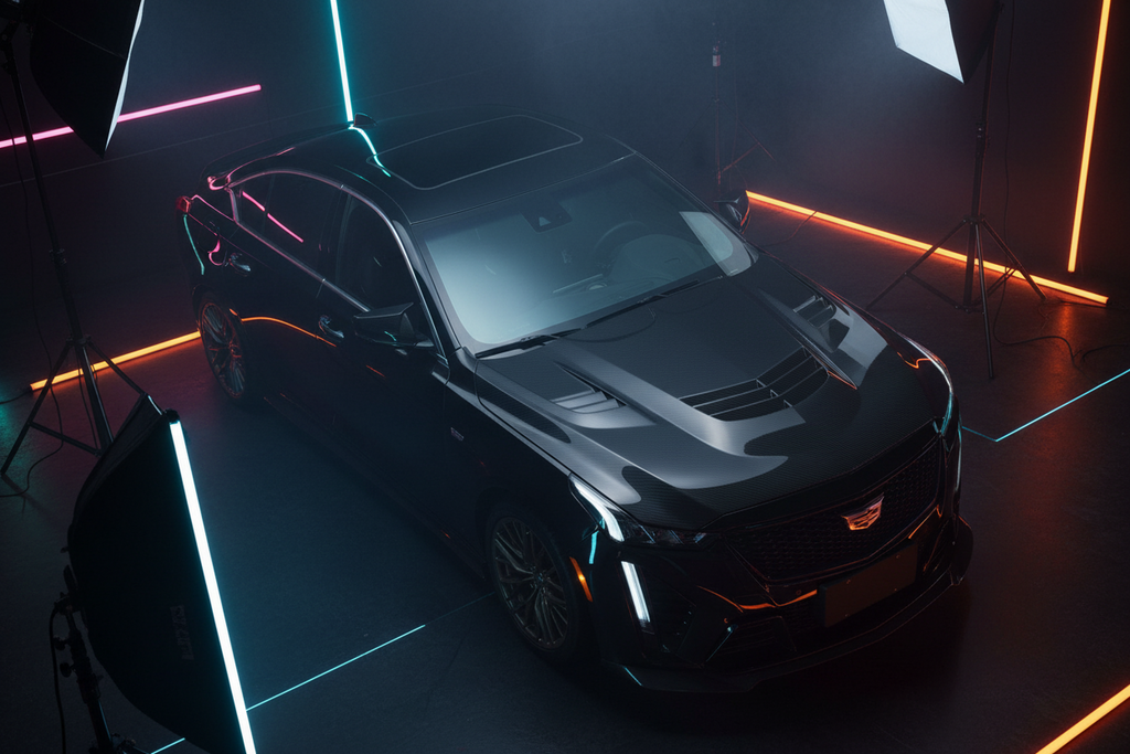 Fortune Cadillac CT5-V Blackwing V1 Dry Carbon Hood (2020–Present)