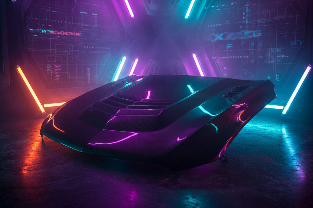 Fortune Cadillac CT5-V Blackwing V3 Dry Carbon Hood (2020–Present)